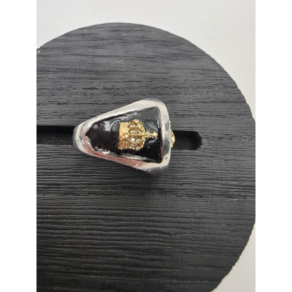 Vintage Polish Eagle Signet Ring – Heraldic Patriotic Men’s Size 8 - Picture 5 of 11
